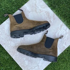 Blundstone #1615 Men’s Originals Suede Boot Dark Olive Size 8.5